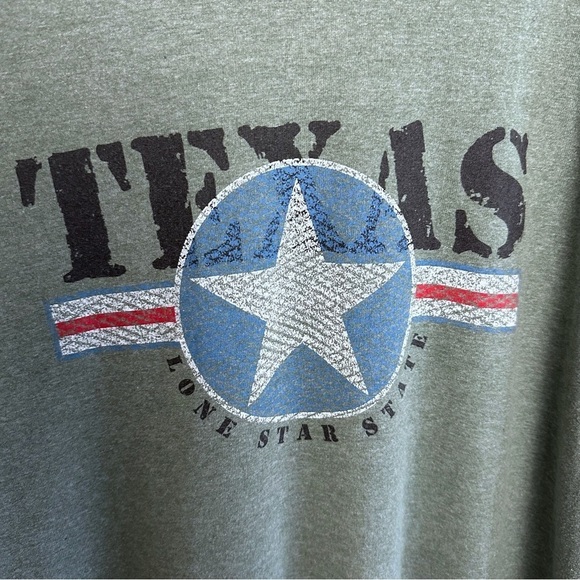 Texas Lone Star State Green Tee Short Sleeve XL - Picture 5 of 7